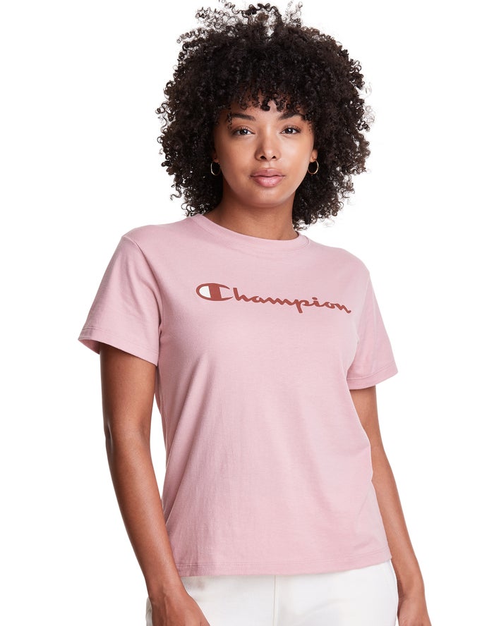 Champion Womens T-Shirt NZ - Classic Beige ( 8154-IEVGA )